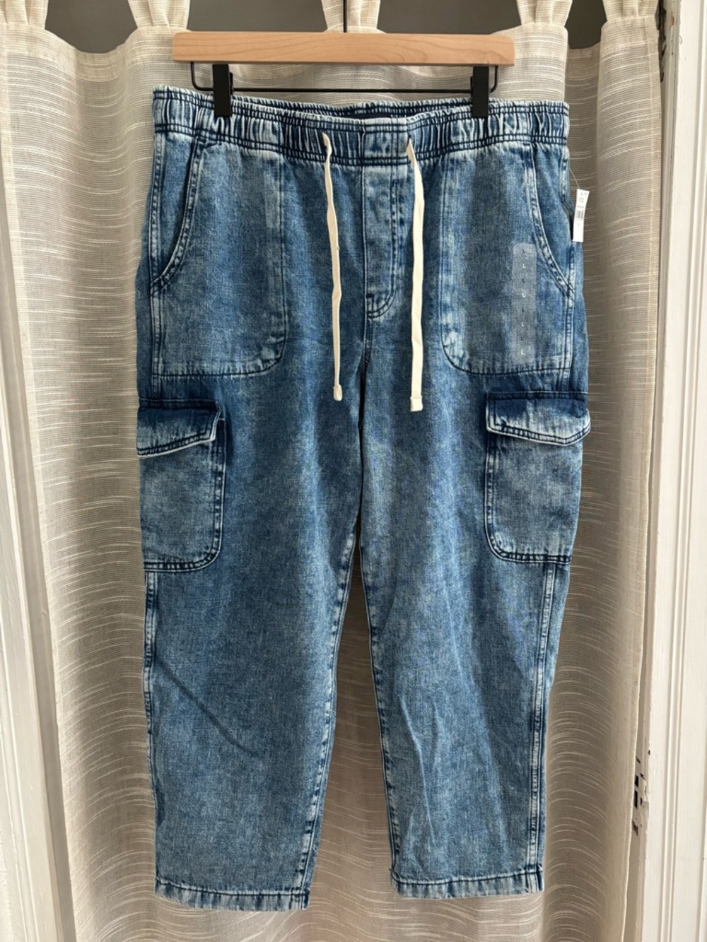GAP Light Blue Denim Jogger Pants